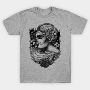 sugar skull tattoo T-Shirt